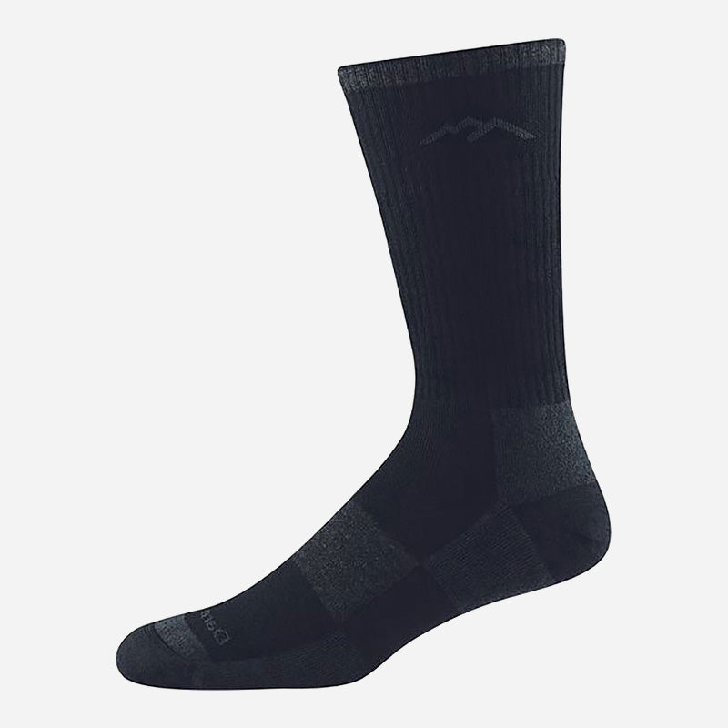 Men's Hiker Boot Sock Midweight With Full Cushion Black