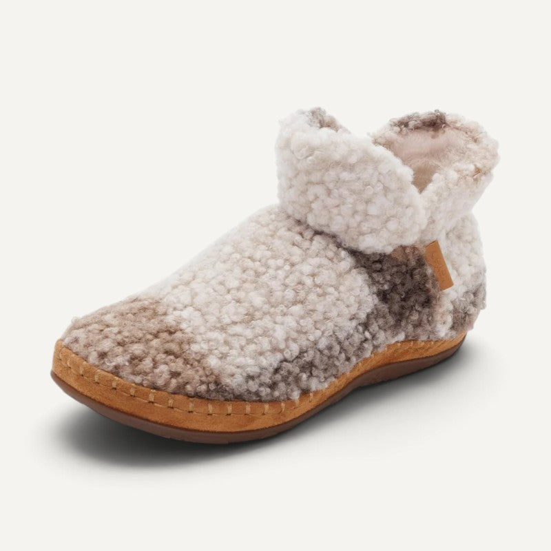 malina slipper tan plaid