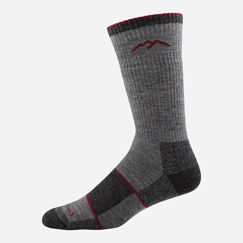 Men's Hiker Boot Sock Midweight With Full Cushion Black