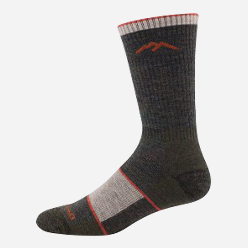 Men's Hiker Boot Sock Midweight With Full Cushion Black