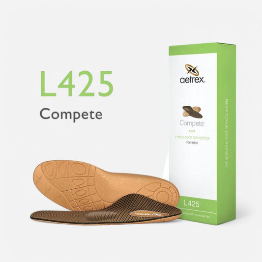 Men's Compete Posted Orthotics W/ Metatarsal Support