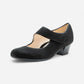 Calico 2 Black Kid Suede