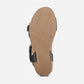 Lexa Cork Wedge Black