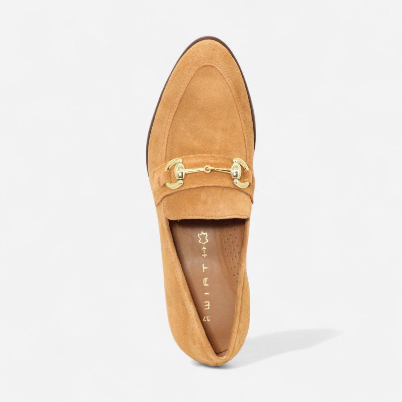 Contigo Bit Loafer Tobacco Suede