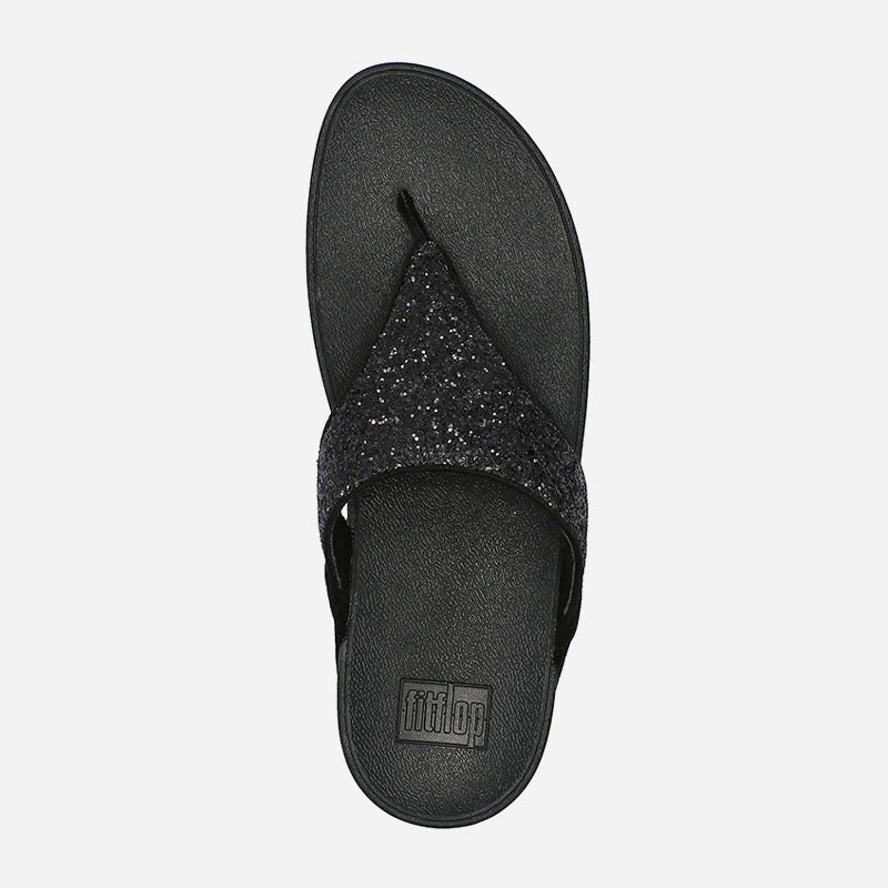 Lulu Glitter Toe-Thongs Platino