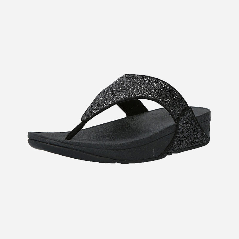 Lulu Glitter Toe-Thongs Platino